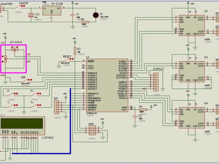 wSchema zapojenia Robot Arm