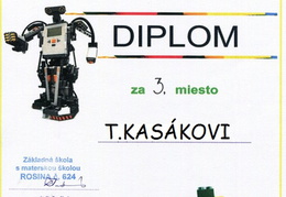 2019  dna 09-11-2019 KASAK  DIPLOM ROSINA sutaz v robotike 2019 -3 MIESTO sprint