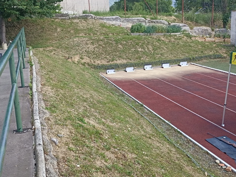 terče po streľbe